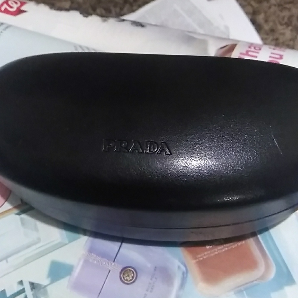 Prada chunky eyeglass case
